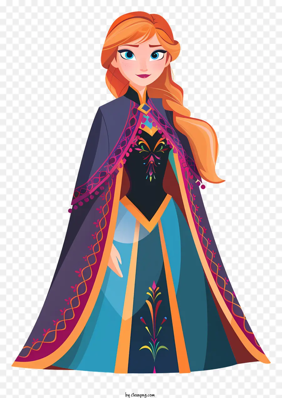 Princesa Congelada Anna，Disney Frozen PNG