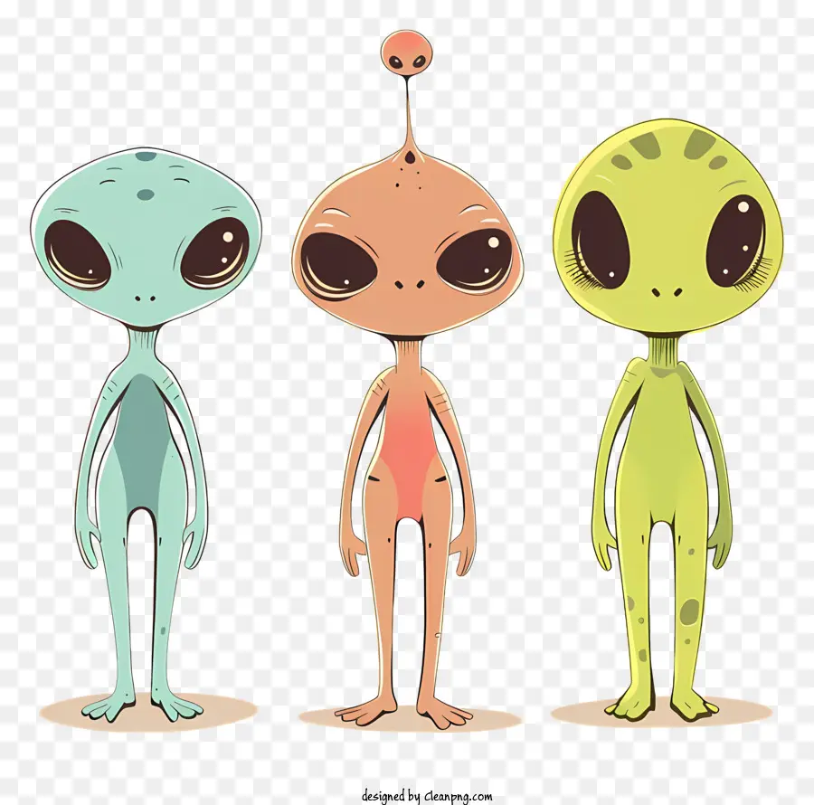 Dibujos Animados De Extraterrestres，Lindos Extraterrestres PNG