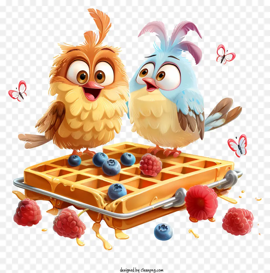 Waffle Día，Aves PNG