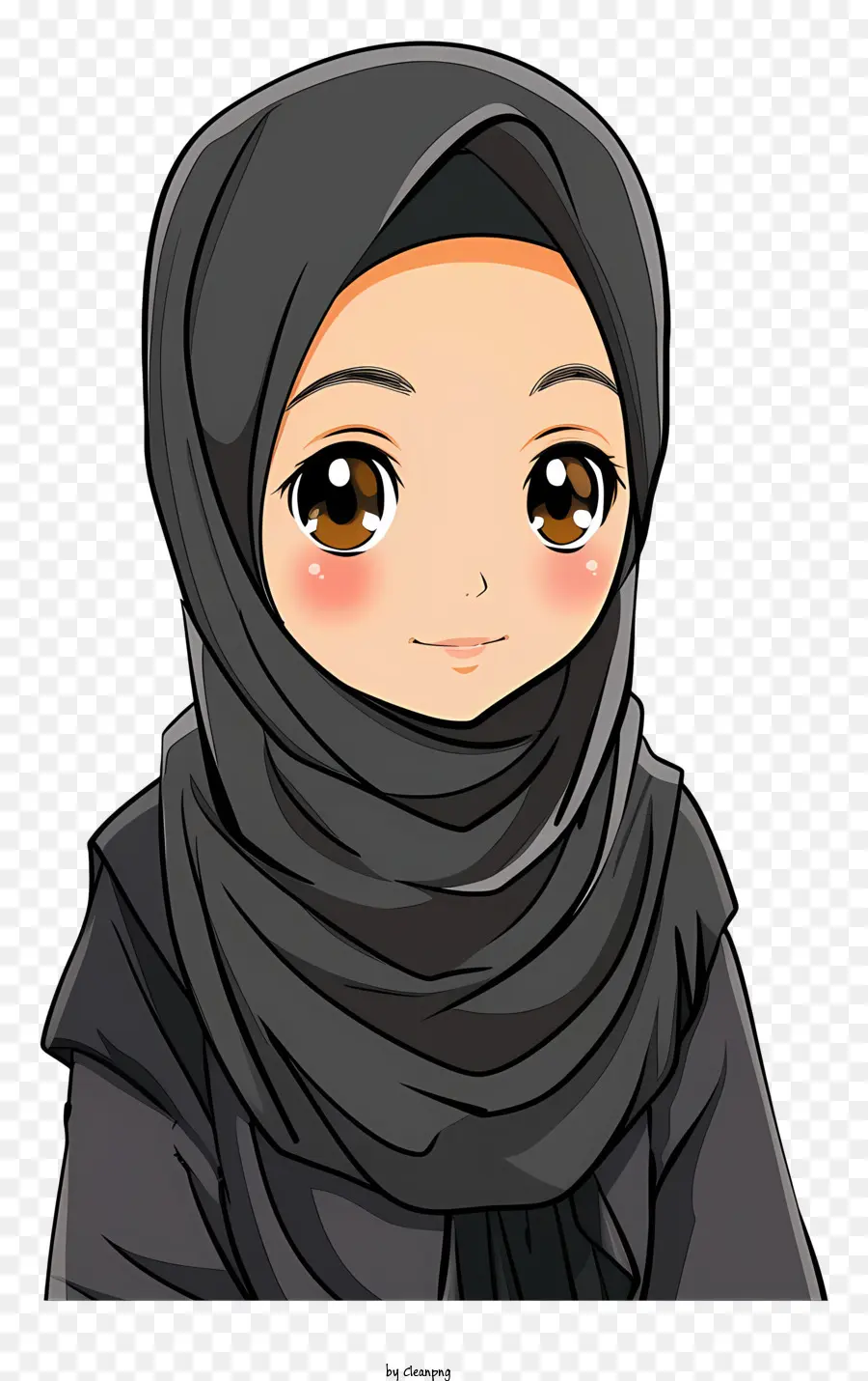 Dibujos Animados De Niña Musulmana，Chica En Hijab PNG