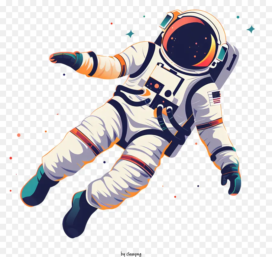 Astronauta Flotando En El Espacio，Astronauta PNG