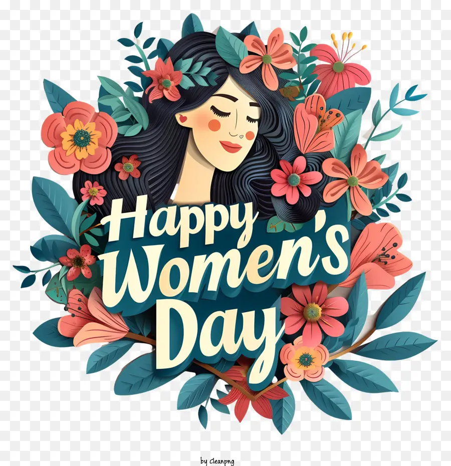 Feliz Día De La Mujer，Mujer PNG
