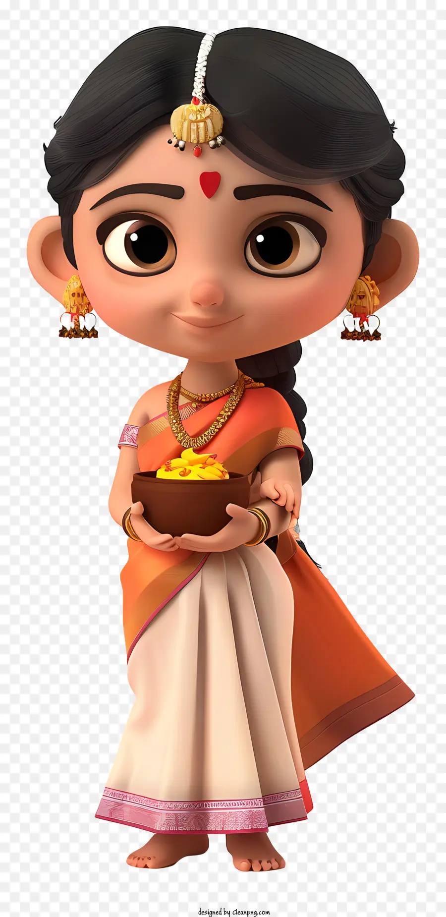 Feliz Ugadi，Atuendo Indio PNG