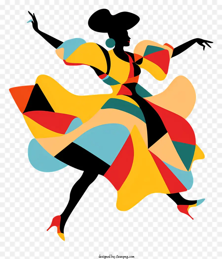 Danza De Flamenco De España，Mujer PNG