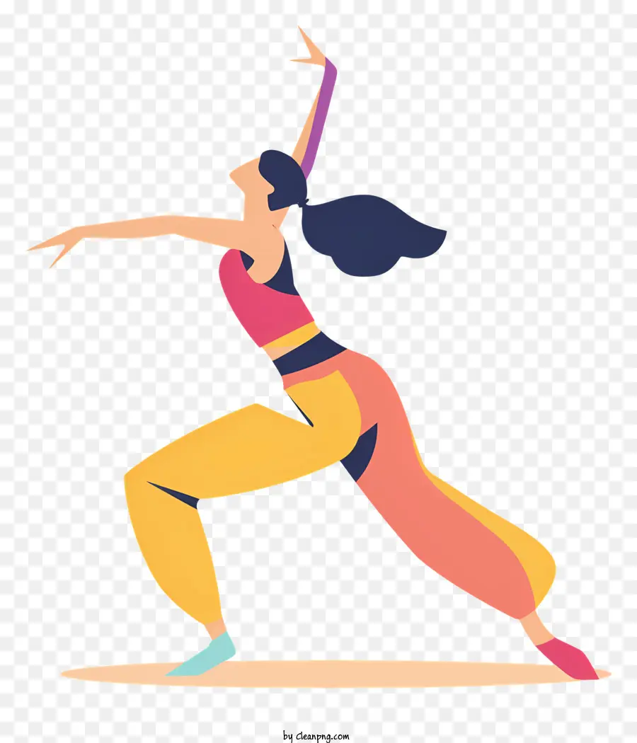 Mujer Bailando，Yoga PNG