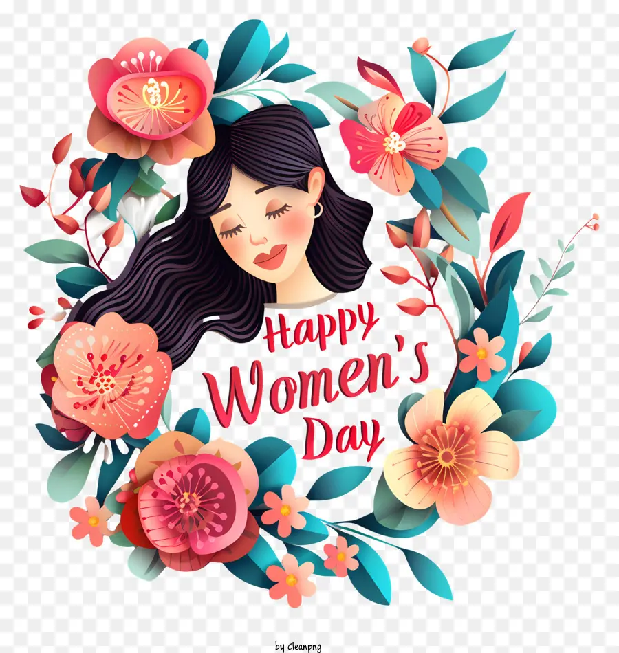 Feliz Día De La Mujer，Mujer PNG