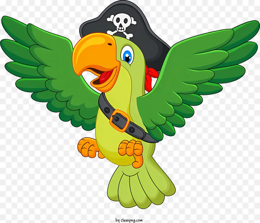 Pájaro，Loro Pirata PNG