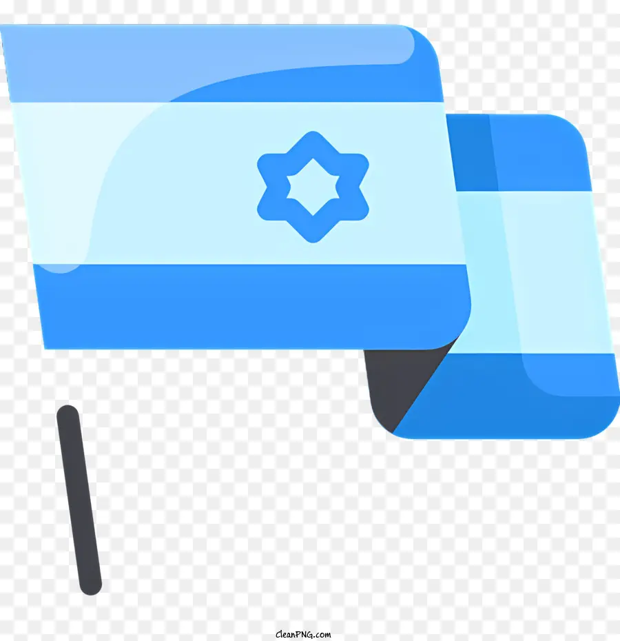 Bandera Israelí，Azul PNG