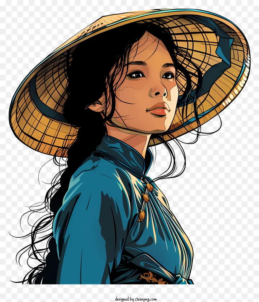 Niña De Vietnam，Mujer Asiática PNG