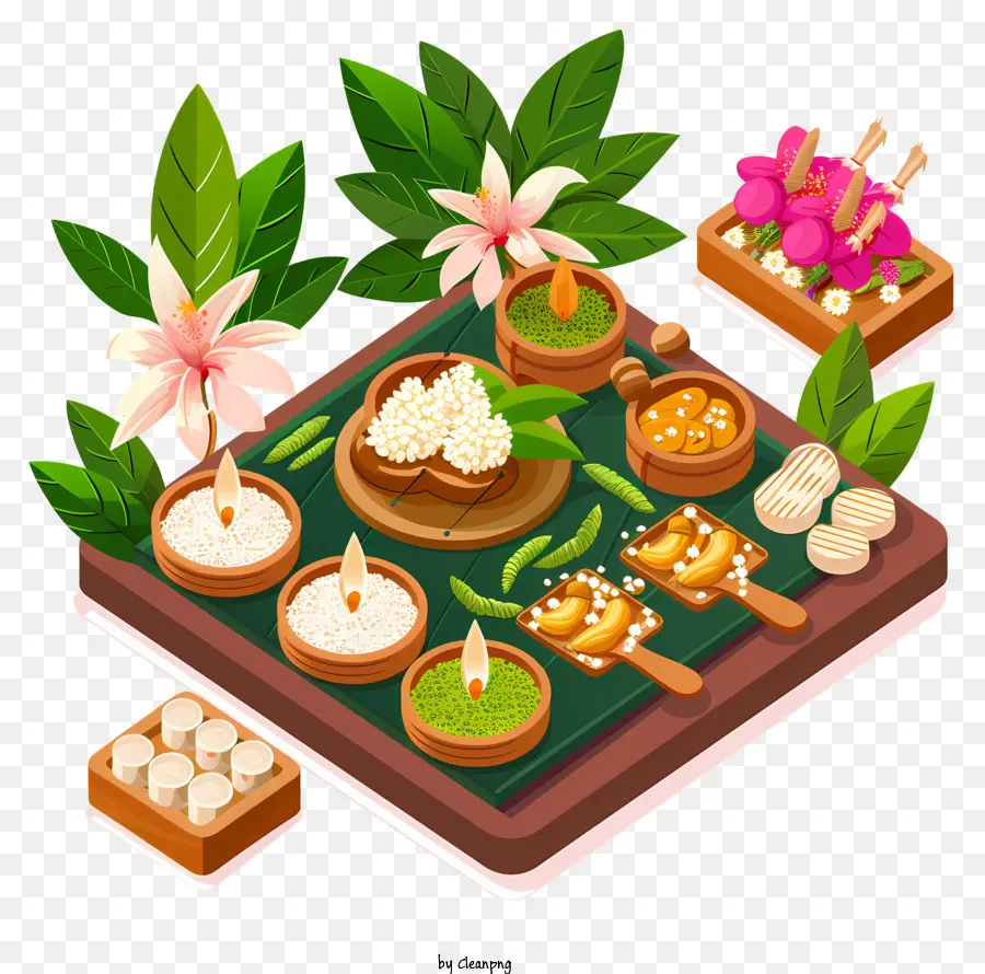 Feliz Ugadi，Comida Tradicional PNG