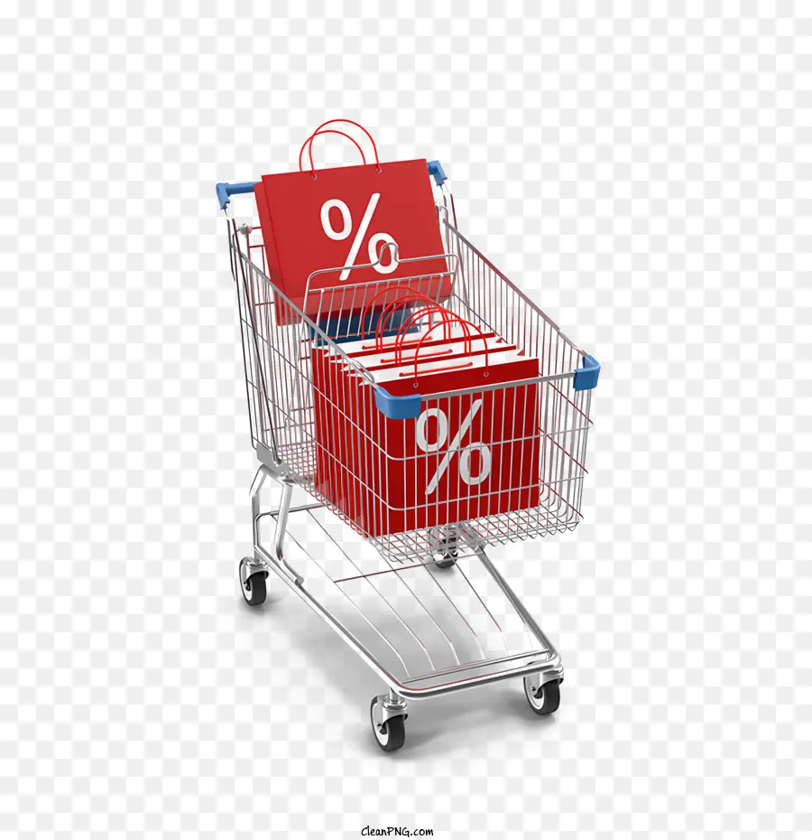 Carro De La Compra，Carro De Compras Con Bolsas PNG