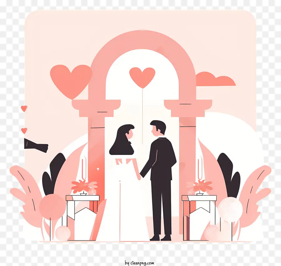 Los Novios，Pareja De Novios PNG