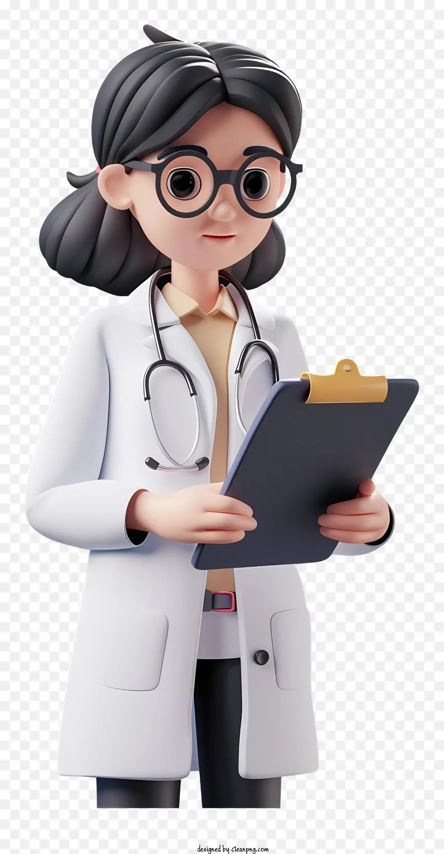 Doctor Femenina Con Portapapeles，Doctor De Sexo Femenino PNG