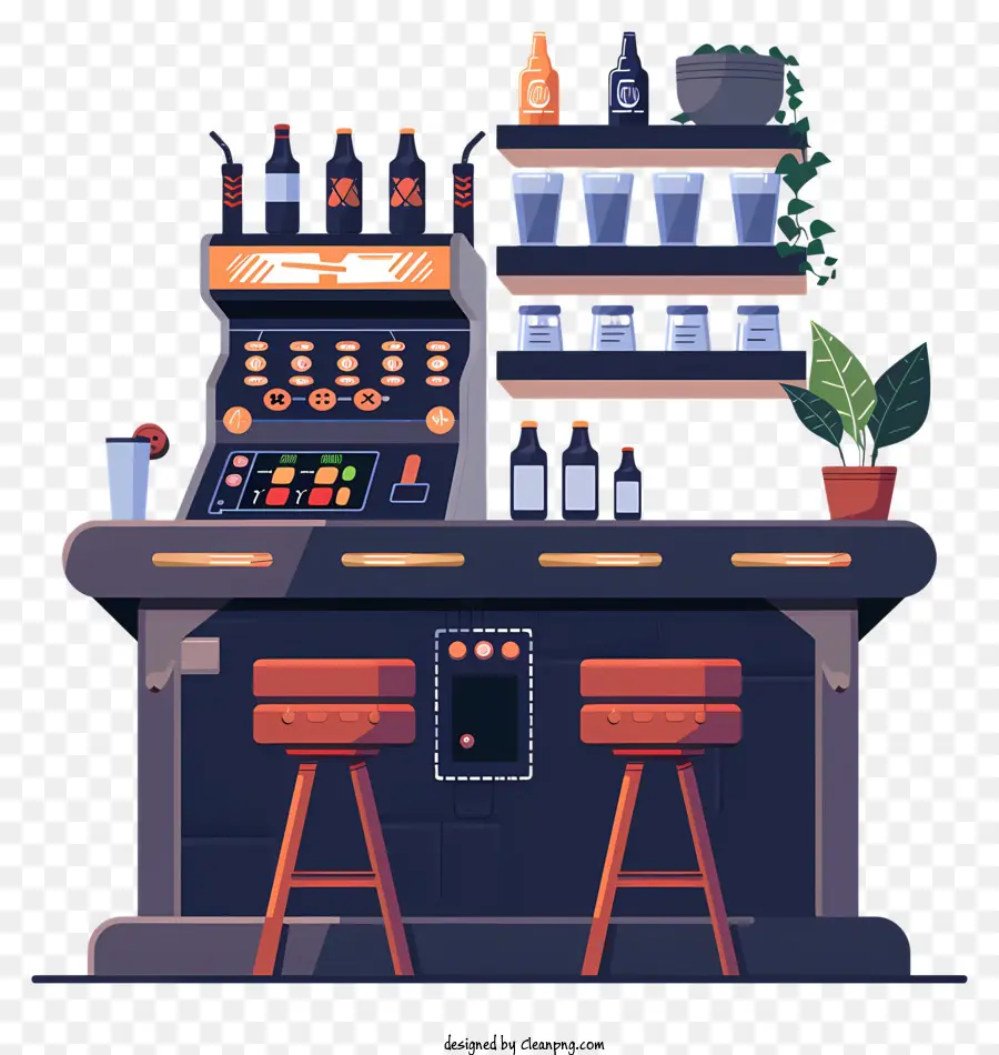 Bar Con Bebidas，Bar PNG