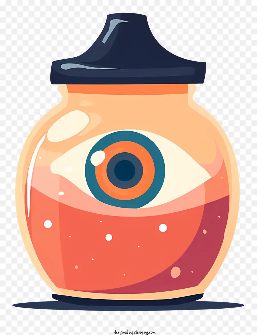 Jarra Con Poción Y Ojo，Ojo PNG