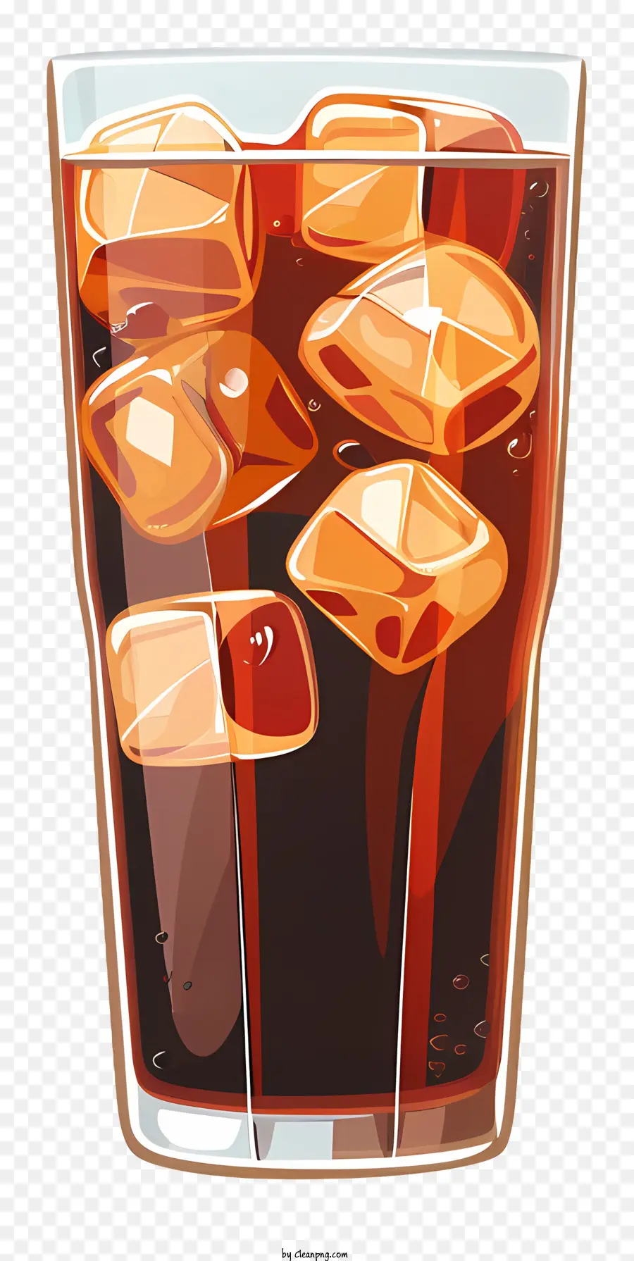 Cola Con Hielo，Vidrio PNG