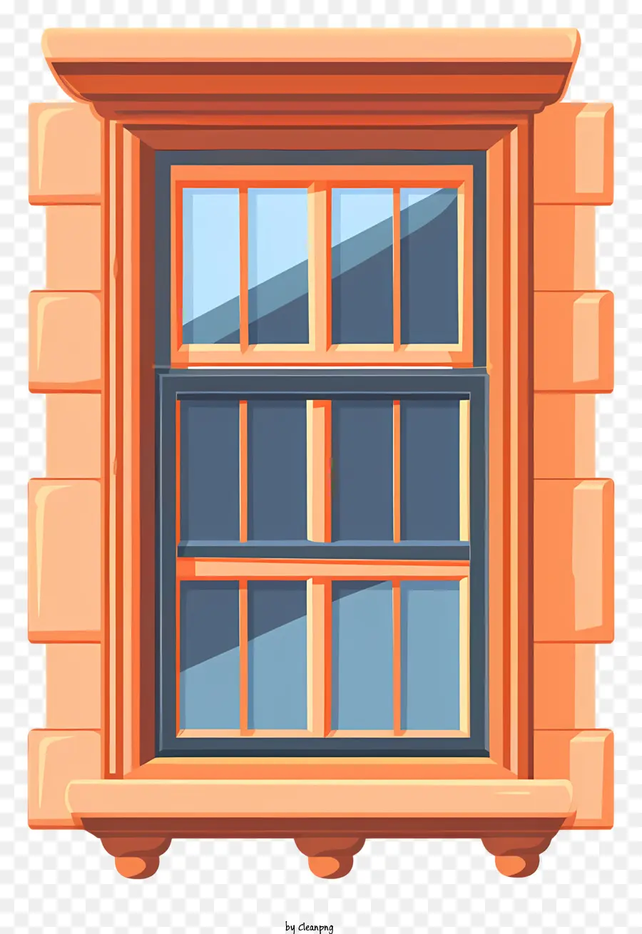 Ventana，Azul PNG