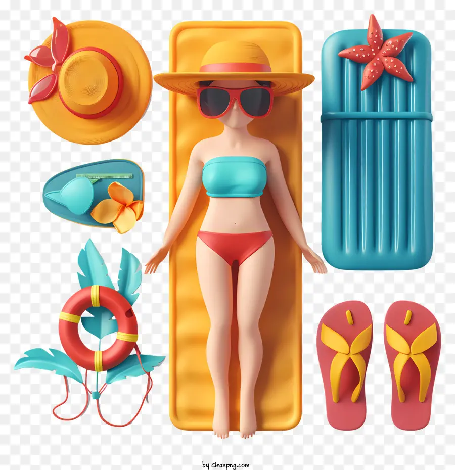 Toalla De Playa 3d，Playa PNG