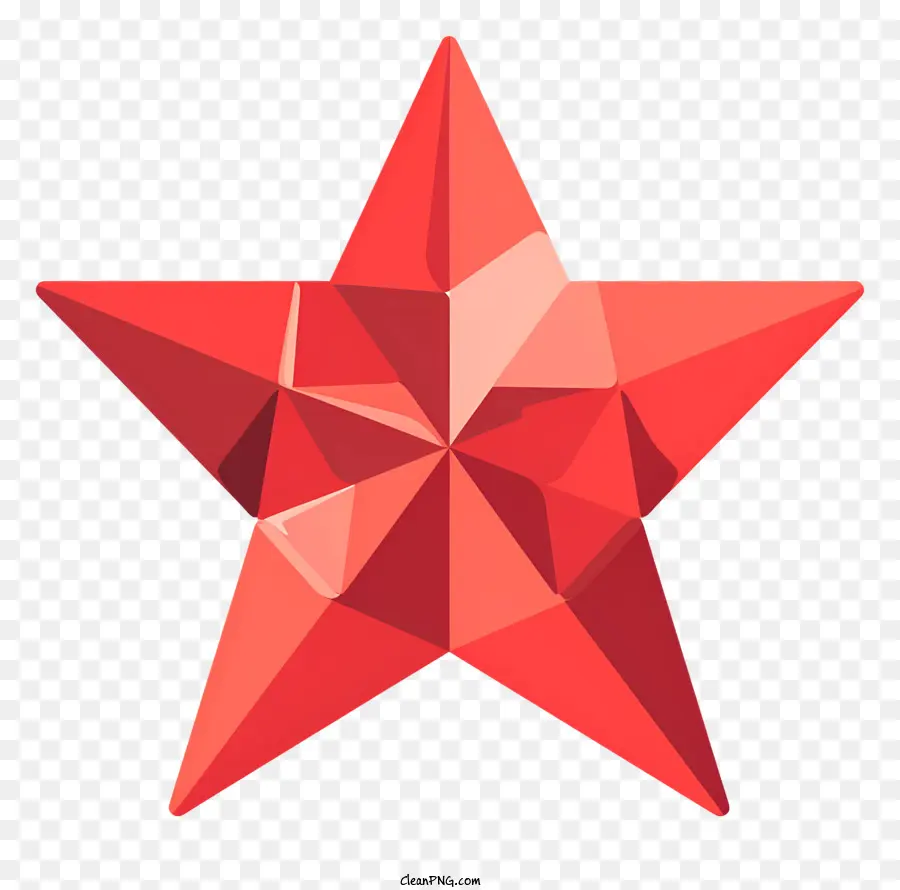 Estrella Roja，Triangular PNG