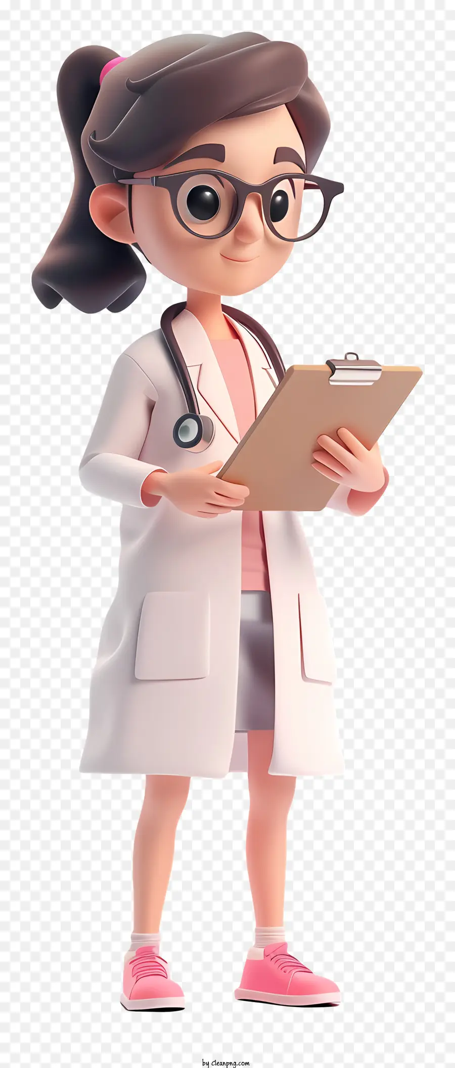 Doctor Femenina Con Portapapeles，Doctor De Sexo Femenino PNG