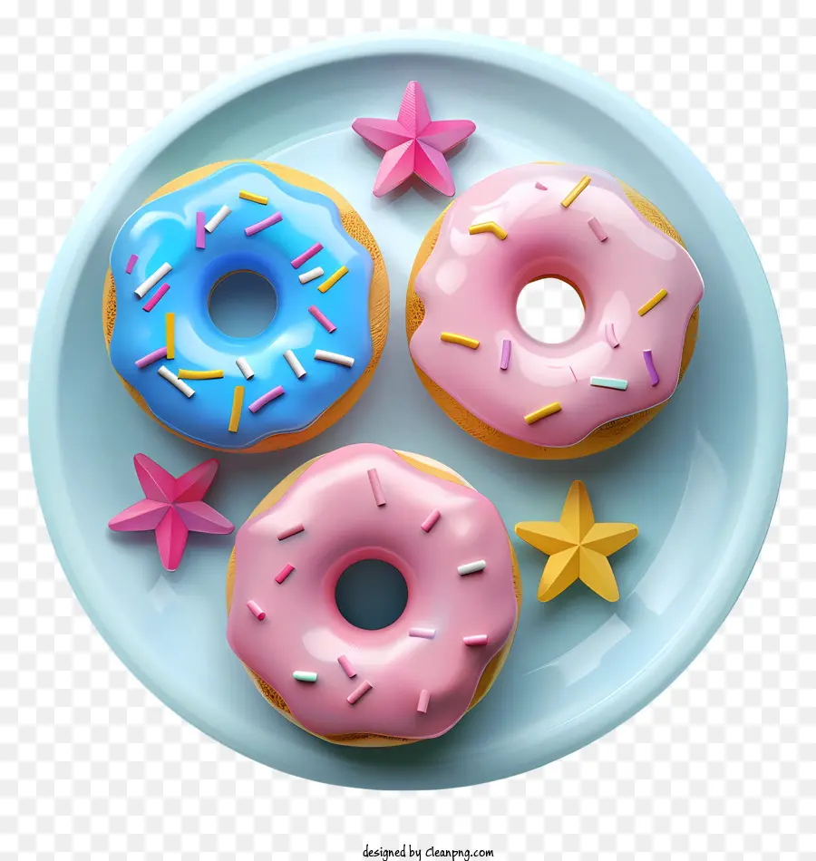 Donas 3d，Donuts PNG
