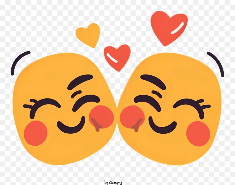 Cara De Beso，Pareja Emoji PNG