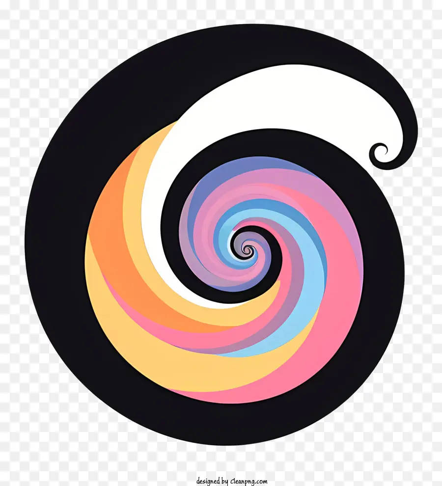 Espiral Negra，Espiral PNG