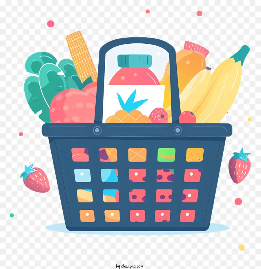 Canasta De Comestibles，Grocery PNG