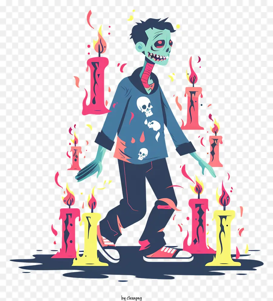 Zombi Caminando，Zombi PNG