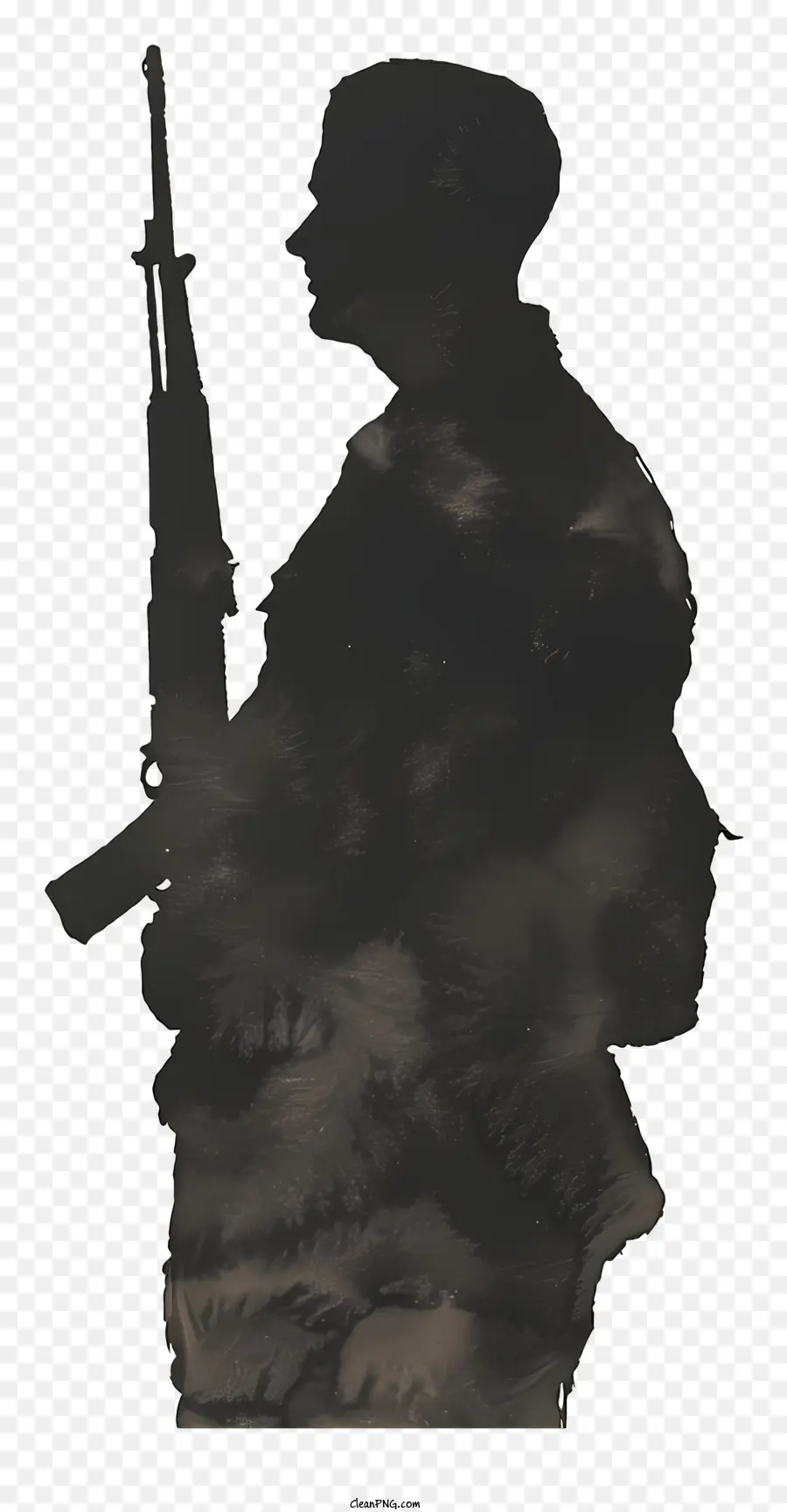 Soldado De La Silueta，La Caza PNG