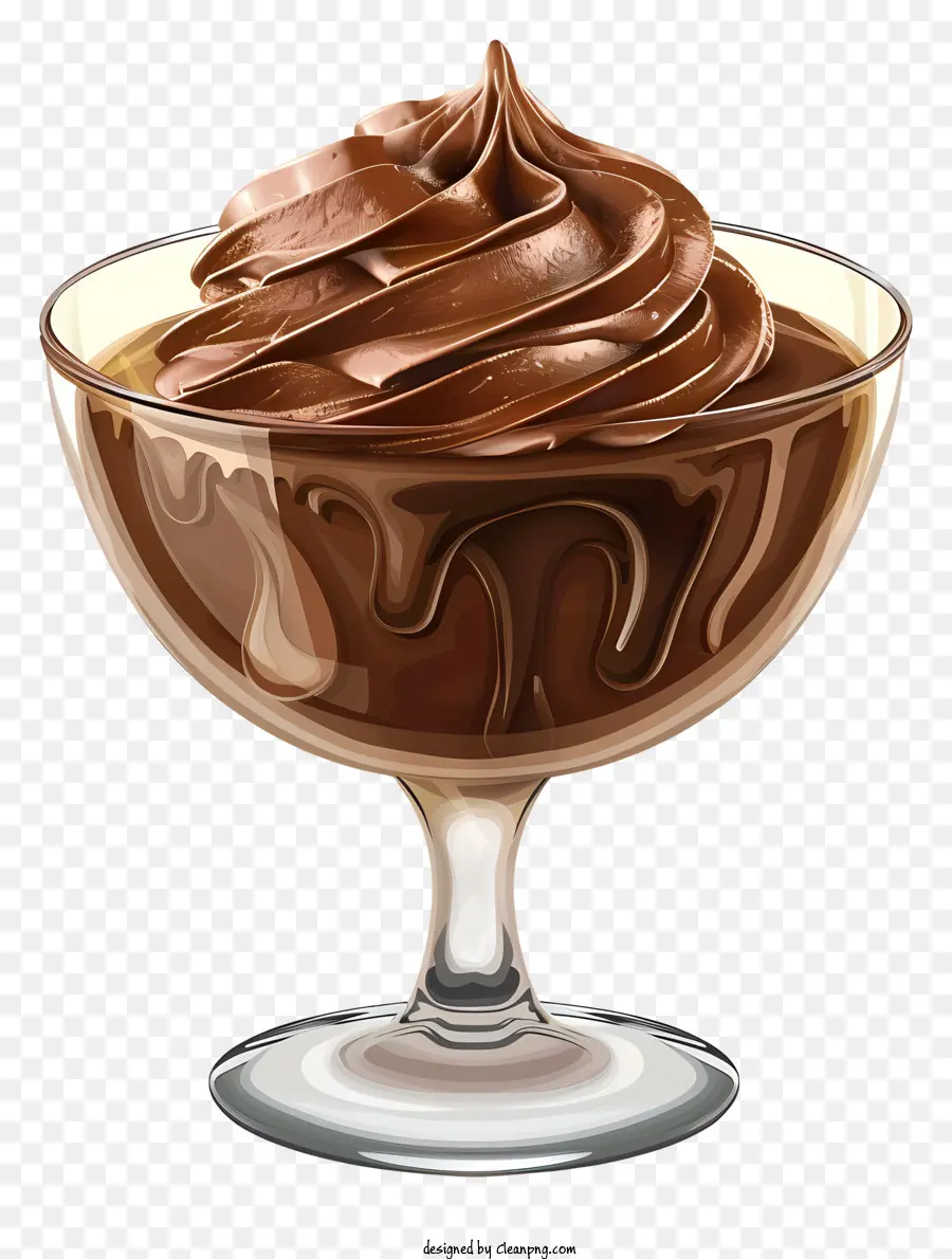 Día De La Mousse De Chocolate，Mousse De Chocolate PNG