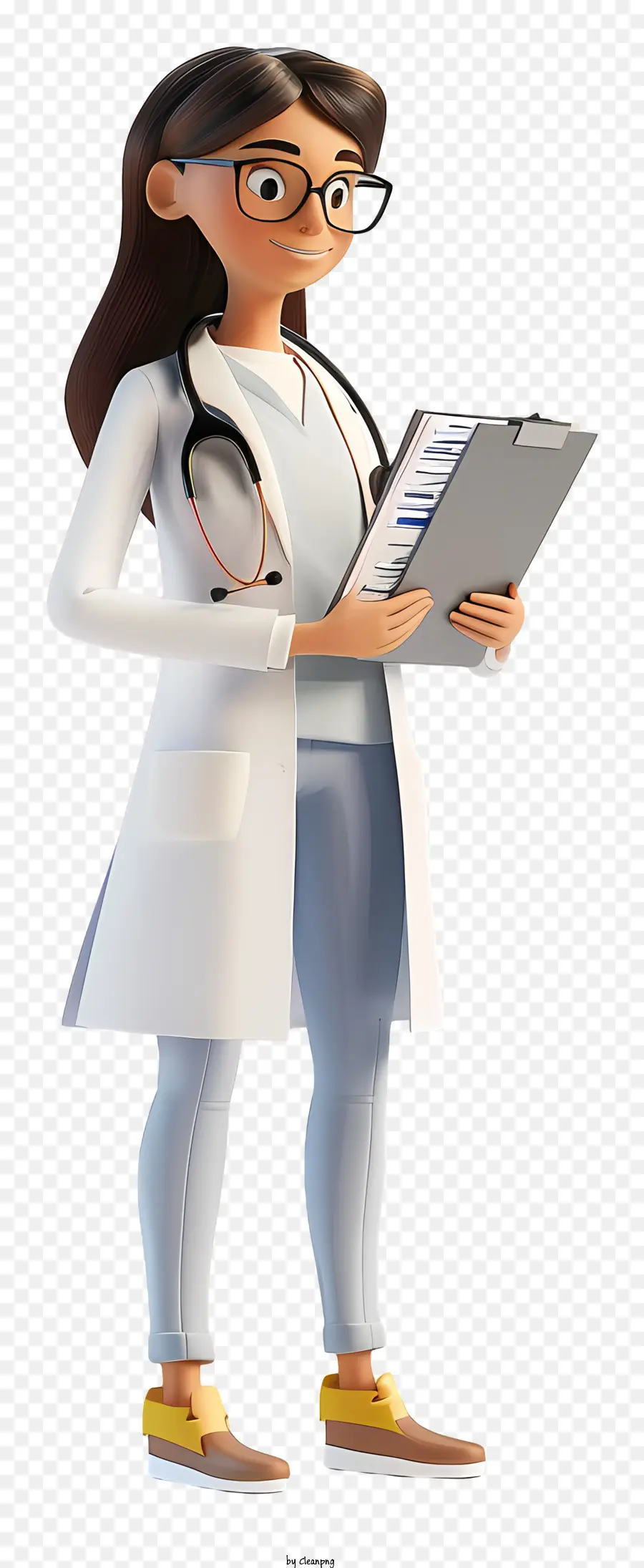 Doctor De Sexo Femenino，Estetoscopio PNG