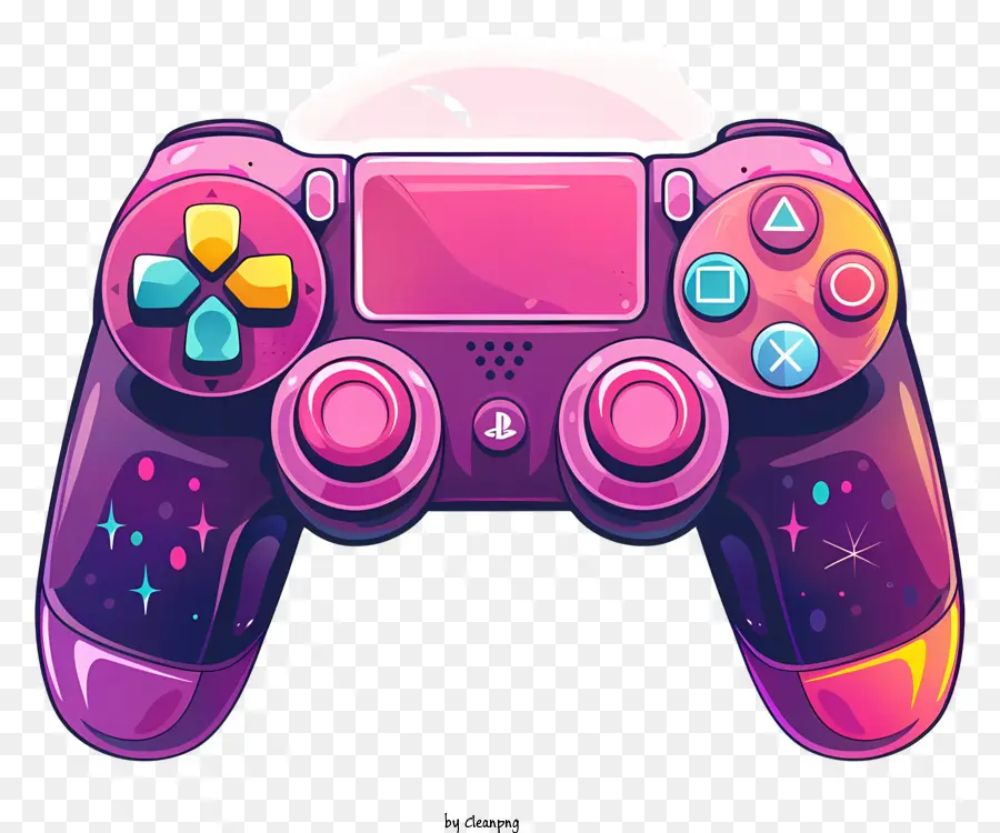 Gamepad，Controlador De Videojuego Rosa PNG