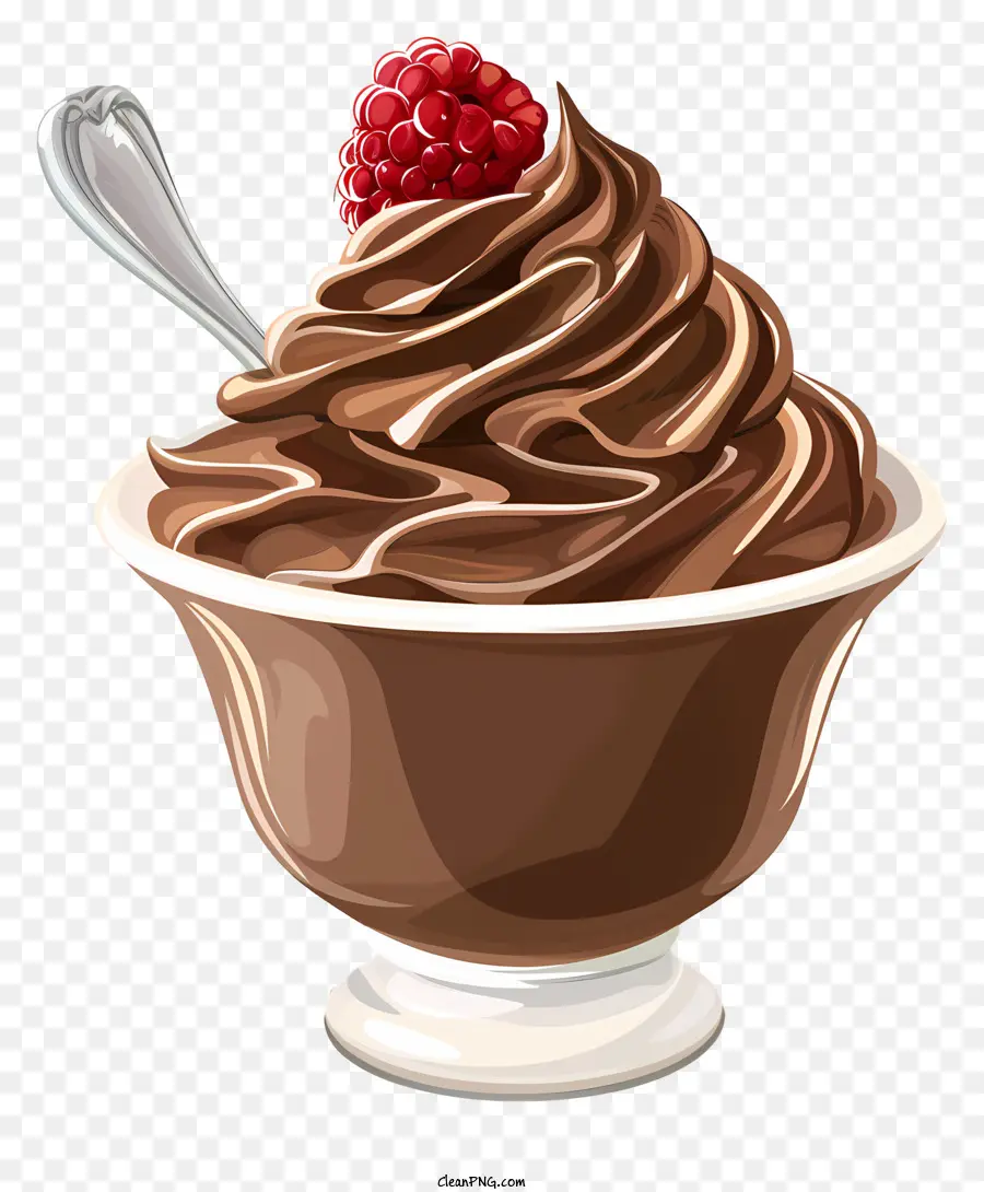 Día De La Mousse De Chocolate，Mousse De Chocolate PNG