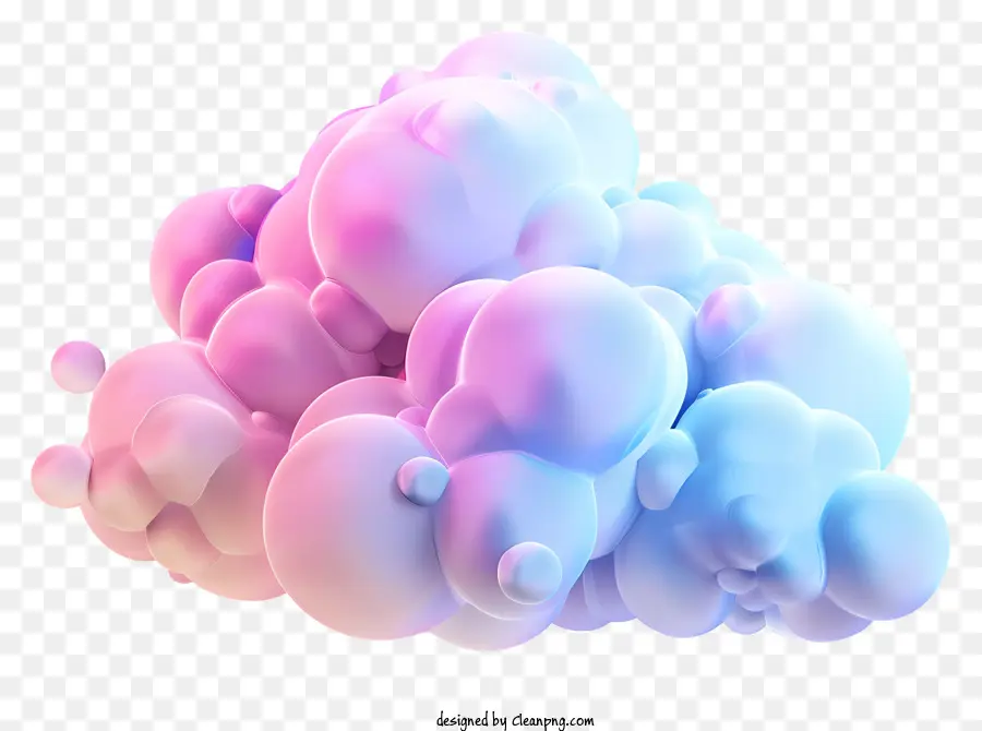 Nube，Nube Colorida PNG