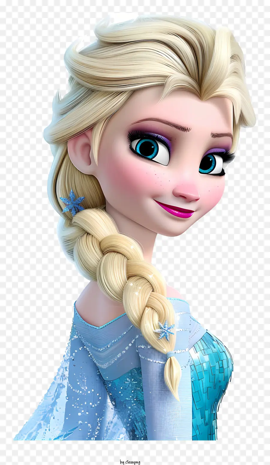 Princesa De Elsa Congelada，Mujer PNG