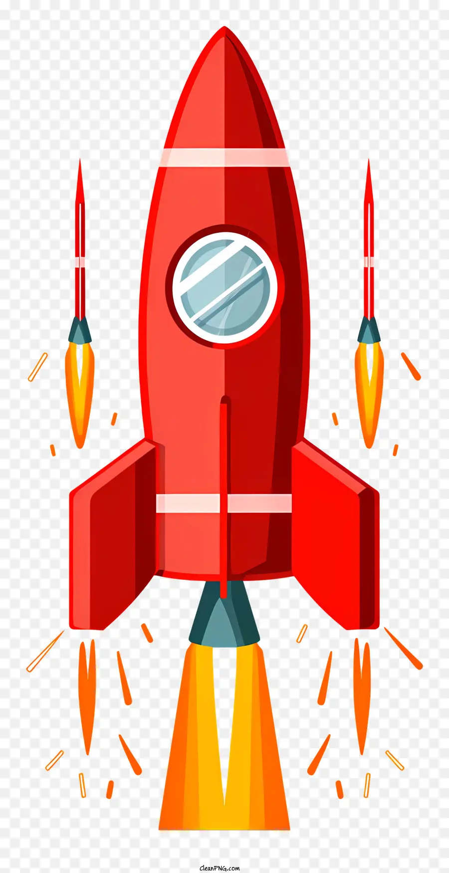 Cohete Rojo，Cohete PNG