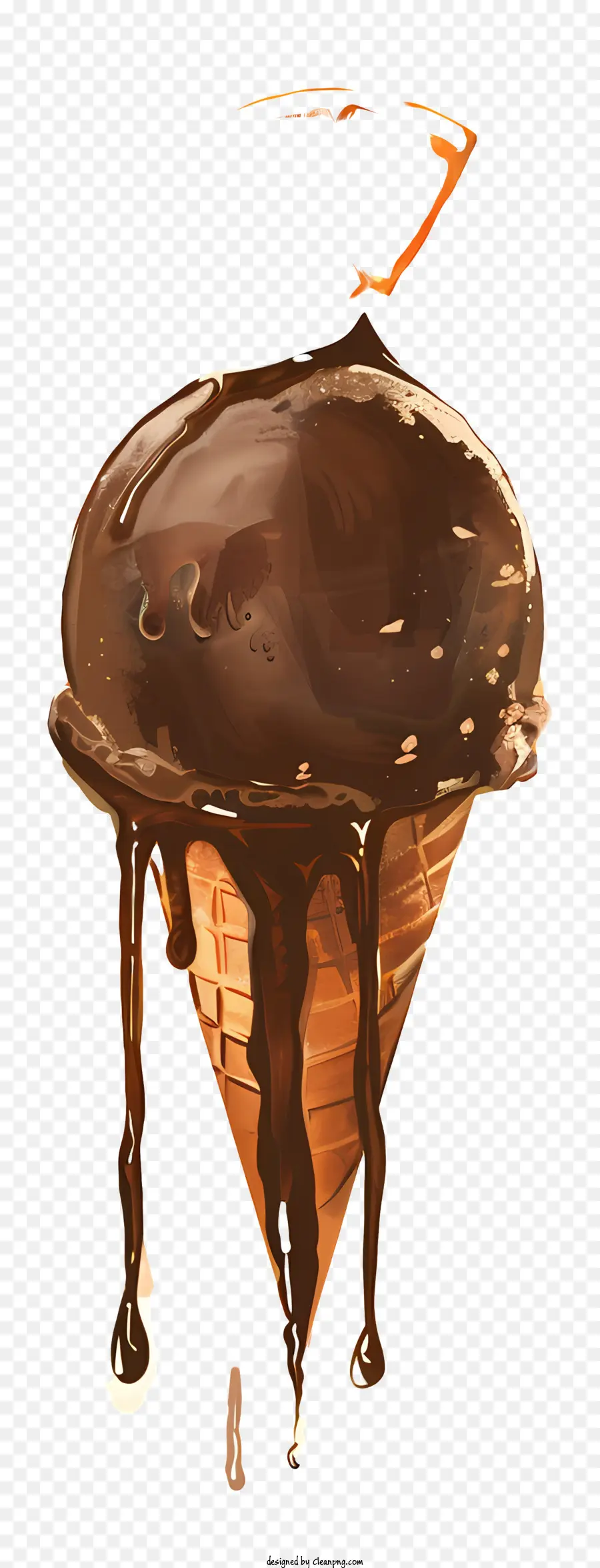 El Helado De Chocolate，Pastel De Chocolate PNG