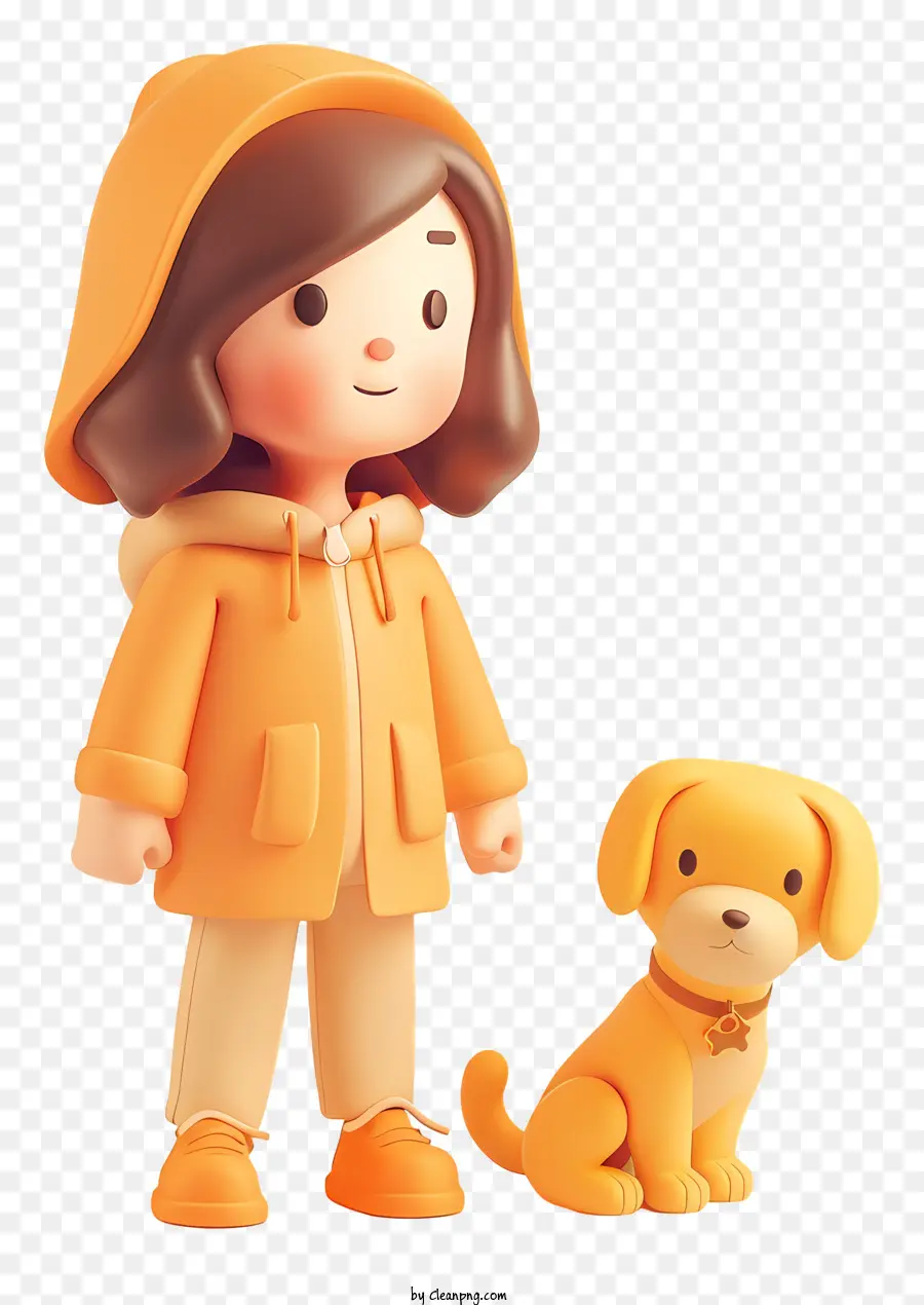 Niña Con Perro，Chica PNG