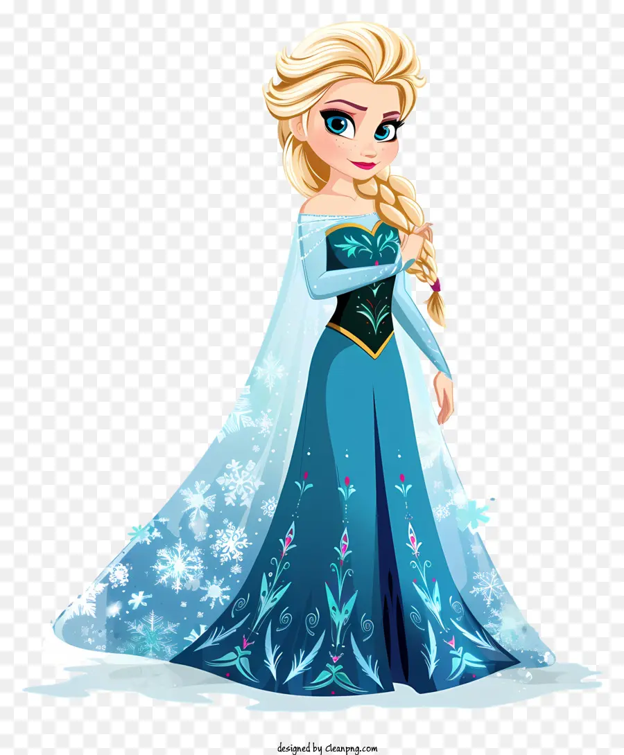 Princesa De Elsa Congelada，Congelados La Princesa PNG