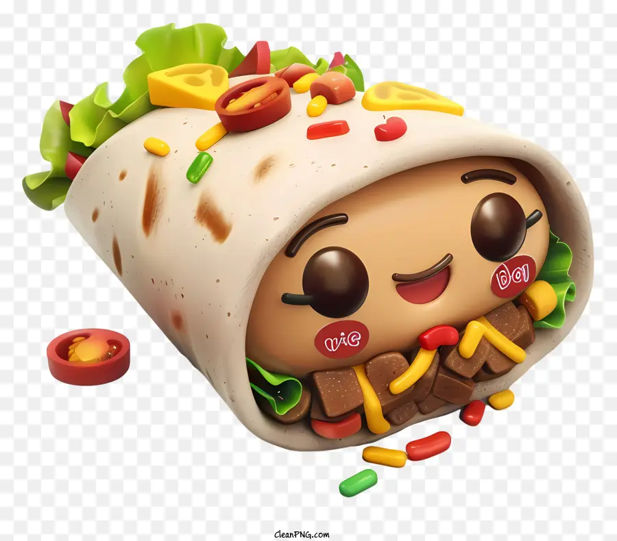 Día De Burrito，Burrito PNG