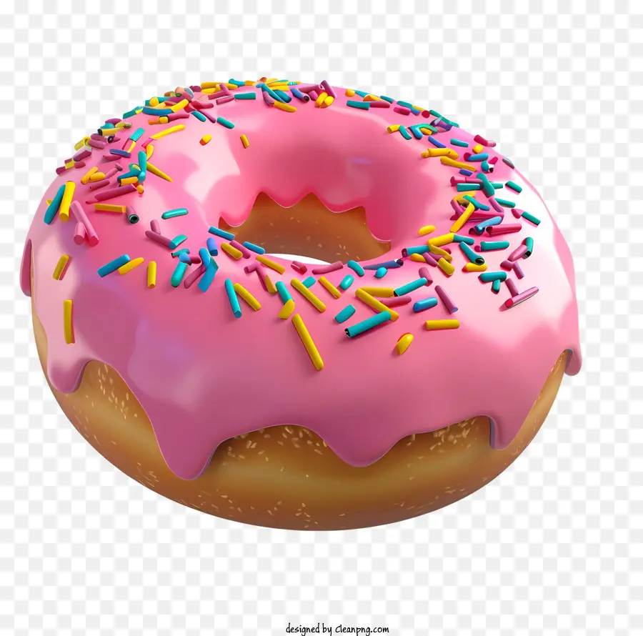 Donut，Dona Rosa PNG