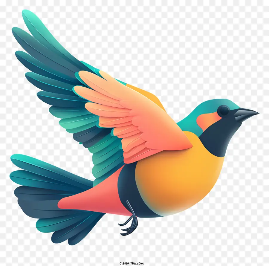 Pájaro Que Vuela，Aves PNG