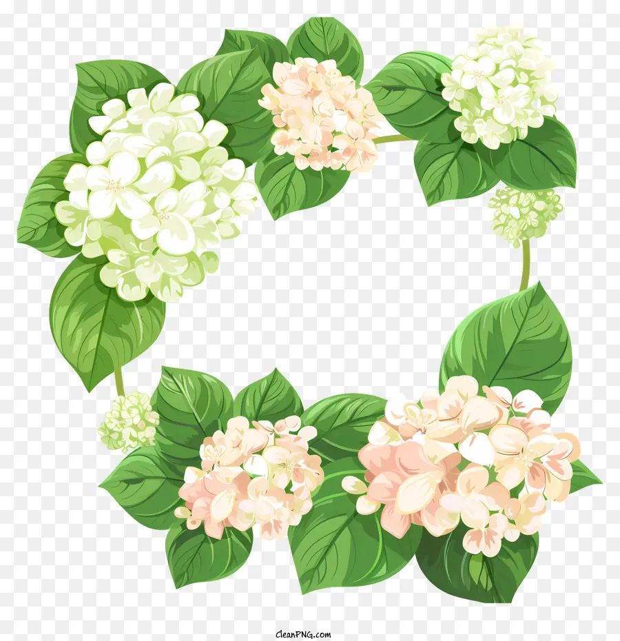 Corona De Hortensias，Corona PNG