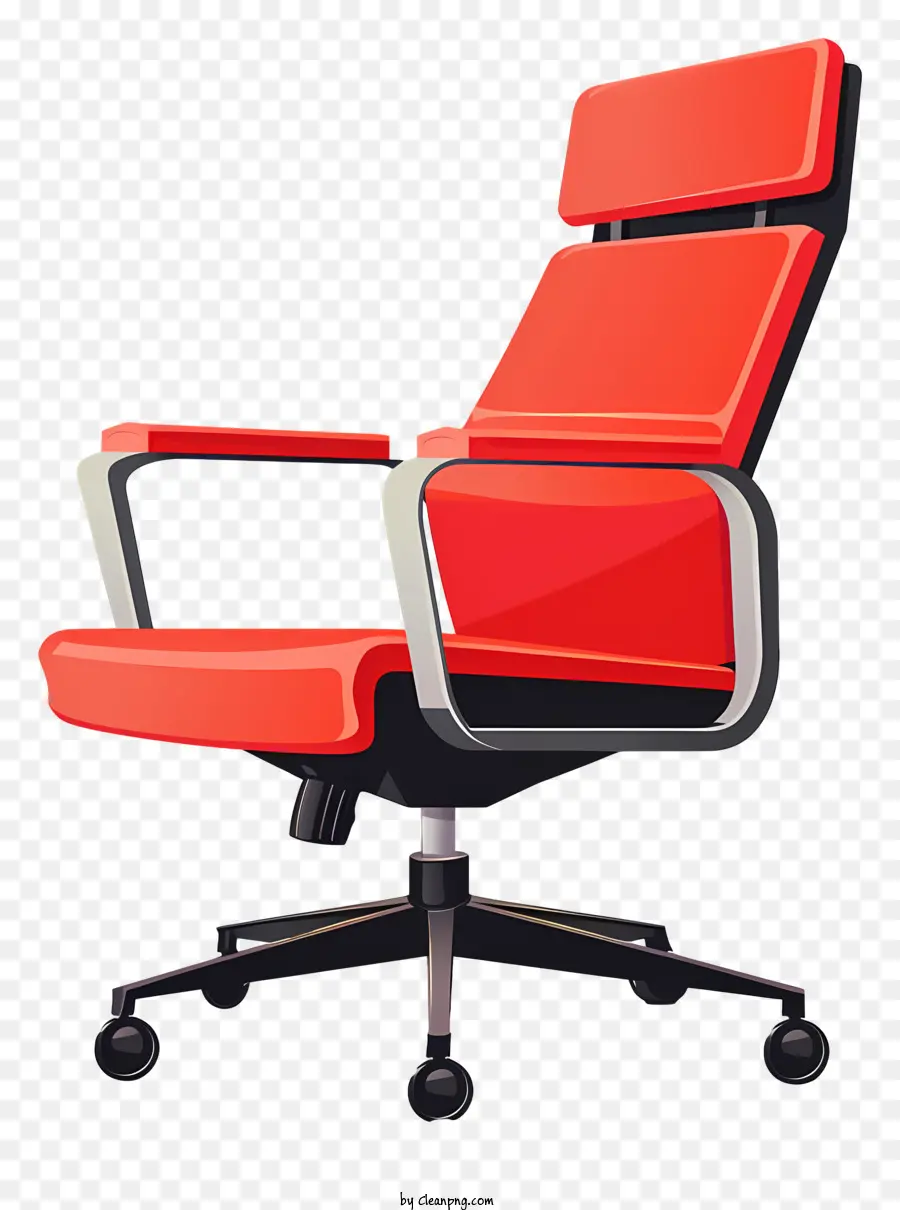 Silla De Oficina，Rojo De La Silla De Oficina PNG