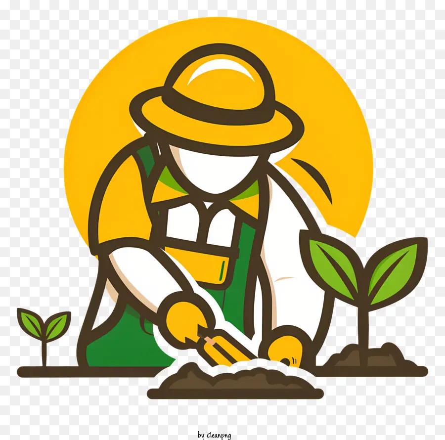 Día De Jardinería，Agricultor PNG