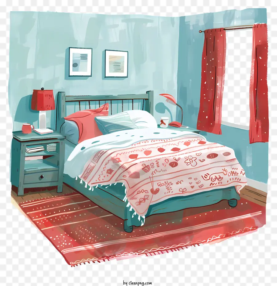 Dormitorio，Cama PNG