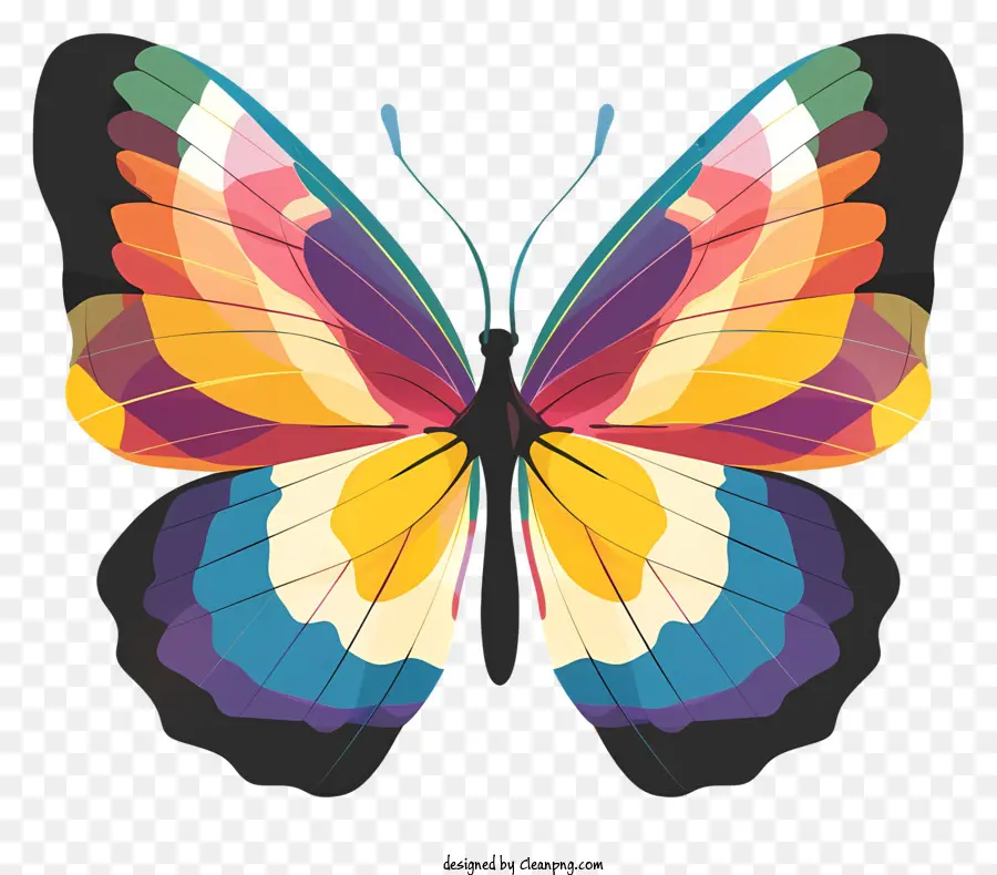 Mariposa，Colorido PNG