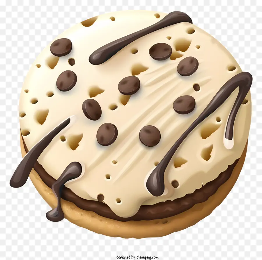 Galleta Con Crema，Galletas De Chispas De Chocolate PNG