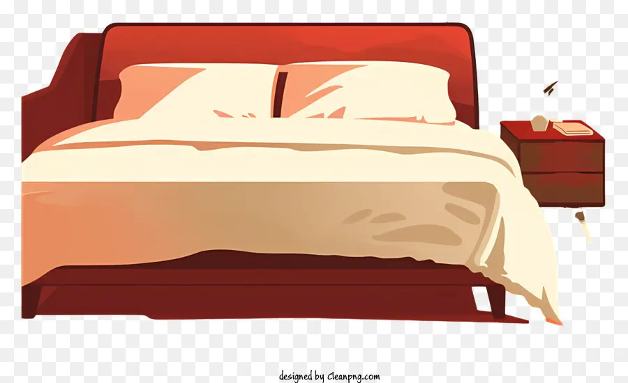 La Cama De La Habitación，Rojo Cama PNG